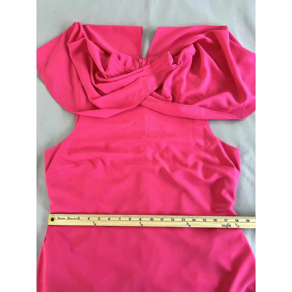 TAHARI ARTHUR S. LEVINE Dress Sz 14 Pink Women's Coquette - Picture 5 of 12